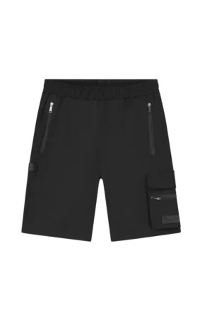 Malelions signature patch cargo shorts black