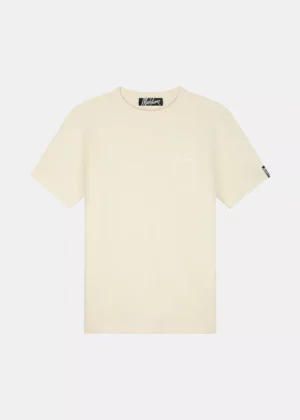 Malelions signature waffle t-shirt beige
