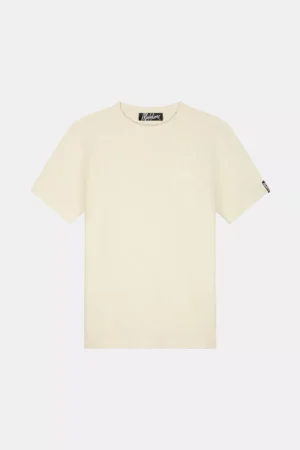 Malelions signature waffle t-shirt beige