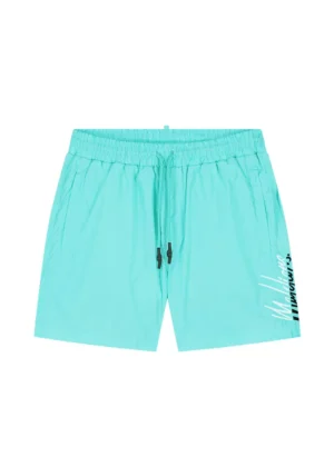 Malelions split swim shorts bright blue