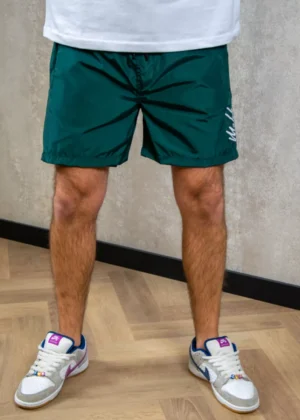 Malelions split swim shorts petrol green