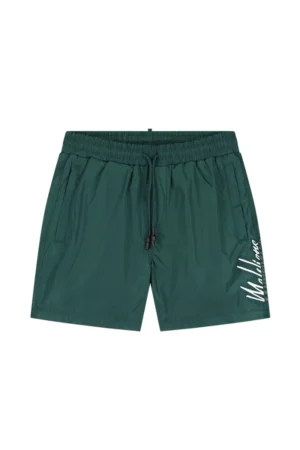 Malelions split swim shorts petrol green