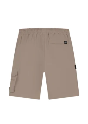 Malelions technical cargo shorts taupe