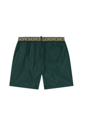 Malelions venetian swim shorts petrol green