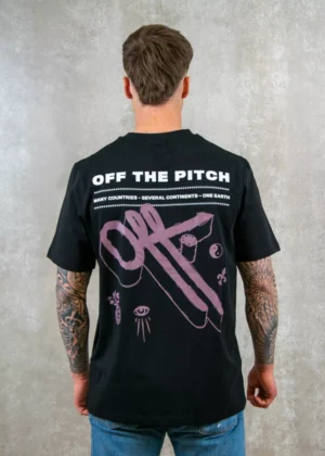 OFF THE PITCH element slim fit tee 998 black