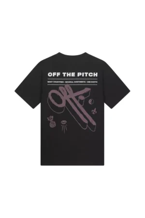 OFF THE PITCH element slim fit tee 998 black