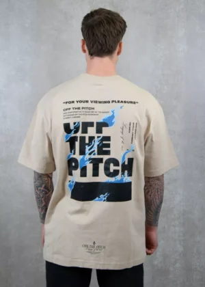 OFF THE PITCH lit loose fit tee 103 sand