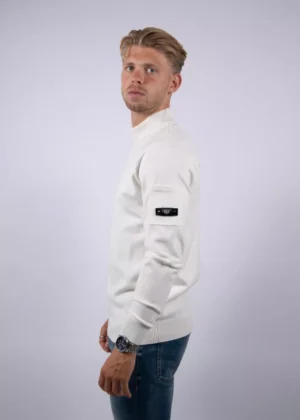 Quotrell cannes knitted sweater ecru