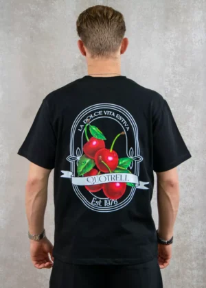Quotrell cheri t-shirt black/white