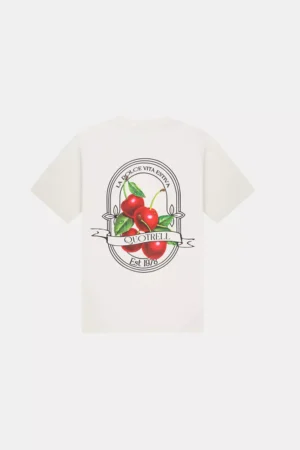 Quotrell cheri t-shirt off white/black