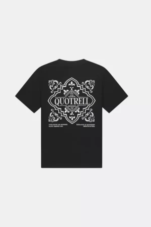 Quotrell coastal t-shirt black/white