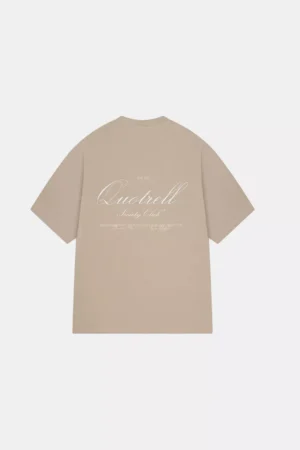 Quotrell creators t-shirt greige/off white