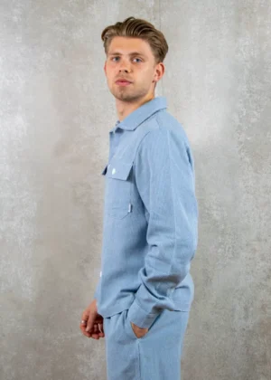 Quotrell eclipse shirt blue/white