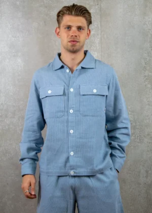 Quotrell eclipse shirt blue/white