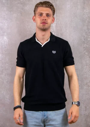 Quotrell elijah polo black/white