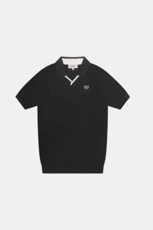 Quotrell elijah polo black/white