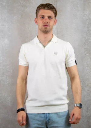 Quotrell elijah polo off white/greige