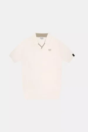 Quotrell elijah polo off white/greige