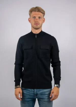 Quotrell fromanteel knitted vest navy
