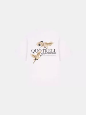 Quotrell heron t-shirt off sand/anthracite