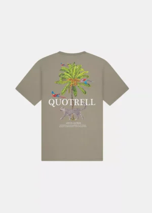 Quotrell jungle t-shirt Quotrell faded olive/white