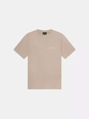 Quotrell musa t-shirt greige/white