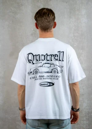 Quotrell roadster t-shirt white/black