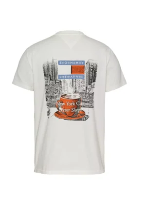 Tommy Jeans dm0dm21345 ybl ecru