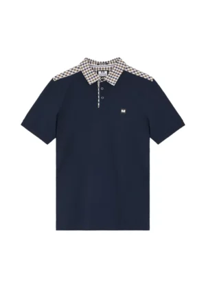 Weekend Offender po1a04 navy/mid house check