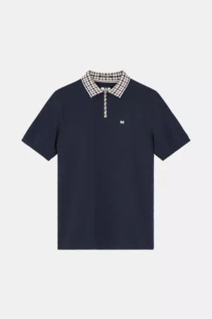 Weekend Offender po1a08 navy/mid house check