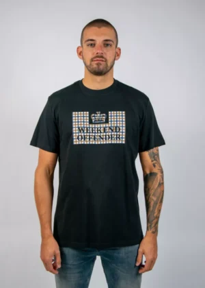 Weekend Offender ts1a27 black/mid house check
