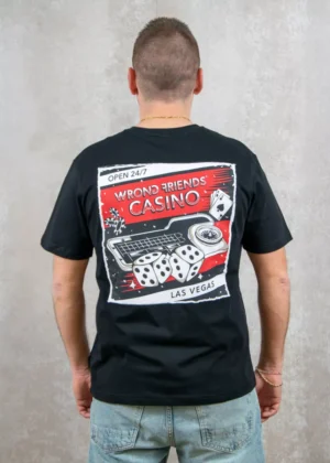 Wrong Friends desert hills t-shirt black
