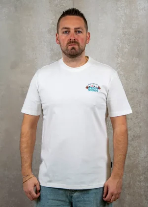 Wrong Friends sloan t-shirt coconut white