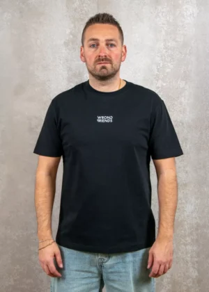 Wrong Friends spring valley t-shirt black