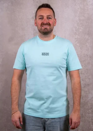 Wrong Friends spring valley t-shirt light blue