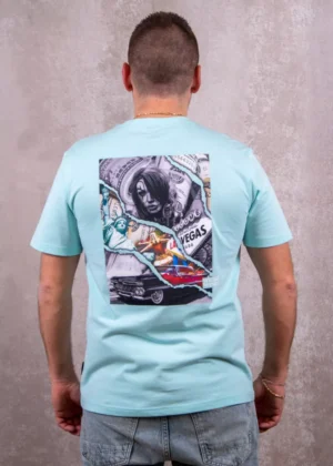 Wrong Friends spring valley t-shirt light blue