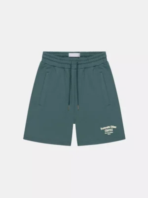 Croyez fraternite shorts green/off-white
