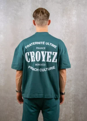 Croyez stamp t-shirt green