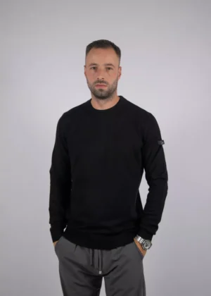 Malelions knitted crewneck 900 black