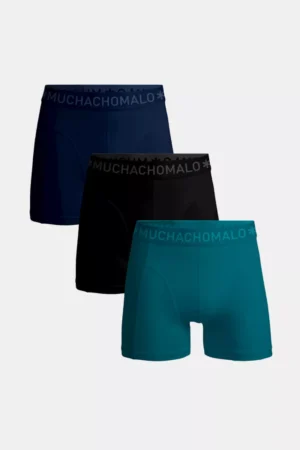 MUCHACHOMALO solid1010-603 blue/black/blue