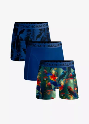 MUCHACHOMALO u-papagayo1010-01 print/print/blue