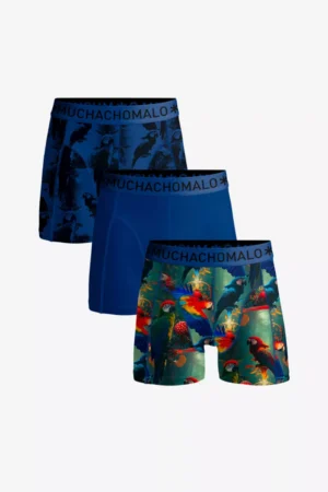 MUCHACHOMALO u-papagayo1010-01 print/print/blue
