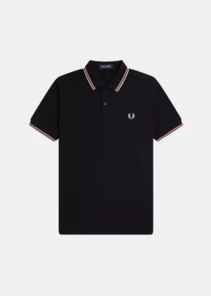 Fred Perry m3600 v31 blk/crlhet/slvbl