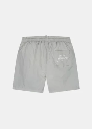 Malelions captain swim shorts grey/aqua blue