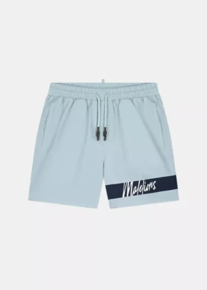 Malelions captain swim shorts light blue/navy