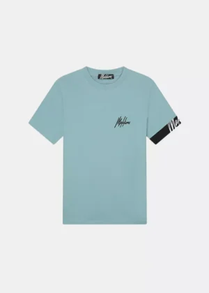 Malelions captain t-shirt 2.0 light blue/black 715
