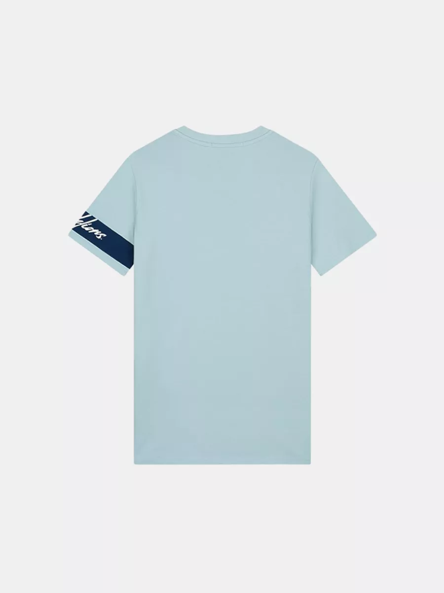 Malelions captain t-shirt light blue/navy