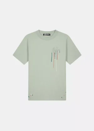 Malelions painter t-shirt aqua grey 962
