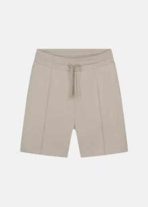 Malelions regular signature shorts taupe
