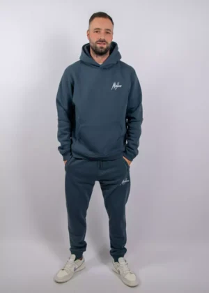 Malelions signature tracksuit slate